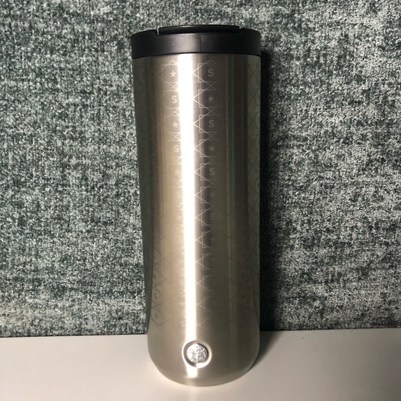 Starbucks Other - Starbucks Silver Reusable Coffee Tumbler 16 oz